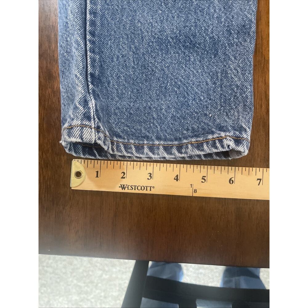 VTG Levis Men 505 Jeans 36x32 Orange Tab Regular Fit Straight Leg Faded 90s - Picture 5 of 9